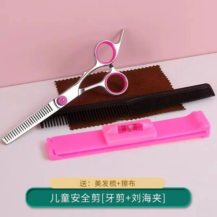 Bộ kéo cắt tóc chuyên nghiệp cho bé tại nhà, kèm dụng cụ cắt tỉa mái và làm  mỏng tóc | Shopee Việt Nam