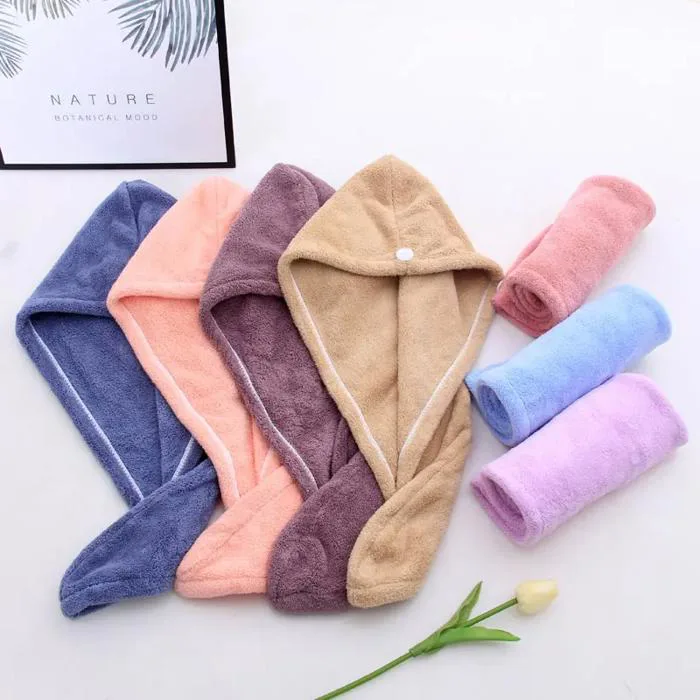 Khăn quấn đầu ủ tóc làm khô tóc siêu tốc - Xưởng Khăn Bông Cao Cấp