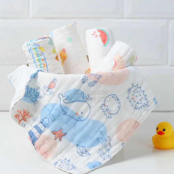 Sản Phẩm Khăn Xô Sữa 6 Lớp Sợi Tre Cho Bé Giá Tốt T9/2026