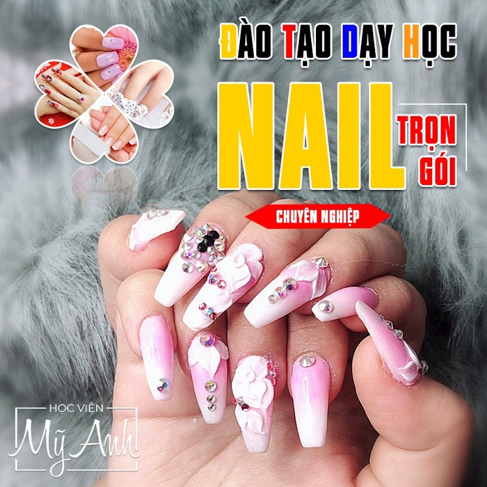 Khóa học nail cơ bản nâng cao trọn gói chuyên nghiệp bao nhiêu tiền ở đâu  tốt tphcm?