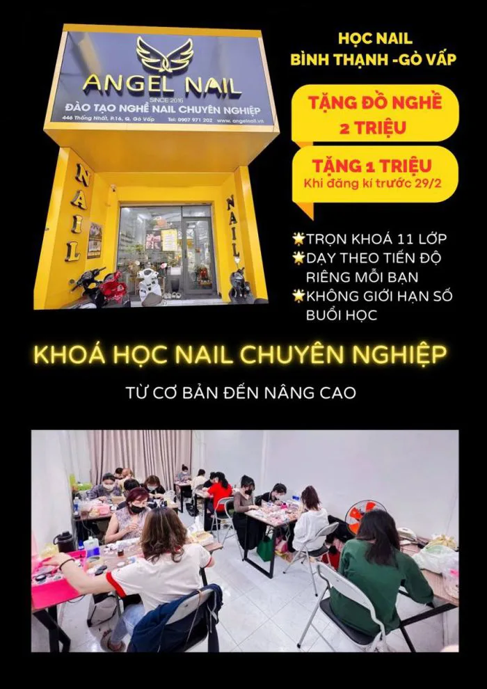 Khóa học nail bao nhiêu tiền? Học làm nail uy tín #1 HCM – Angel NAIL – Đào  tạo khóa học nail chuyên nghiệp Bình Thạnh – Gò Vấp HCM