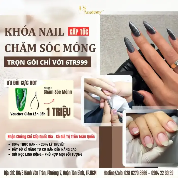 Đào Tạo Nail - Makeup - Eyelash Us Academy - US ACADEMY chuyên đào tạo và  dịch vụ Nail - Makeup - Nối mi chuyên nghiệp tại Việt Nam
