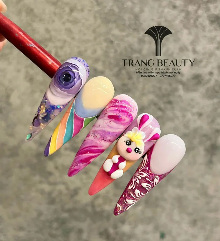 Học làm nail chuyên nghiệp - Khóa học nail trọn gói tại Trang Beauty -  Trang Beauty