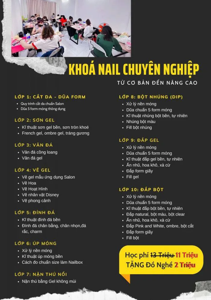 Khóa học nail bao nhiêu tiền? Học làm nail uy tín #1 HCM – Angel NAIL – Đào  tạo khóa học nail chuyên nghiệp Bình Thạnh – Gò Vấp HCM