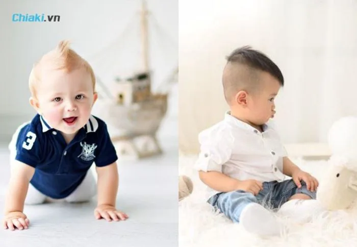 25+ Mẫu kiểu tóc dành cho bé trai từ 1 - 10 tuổi siêu dễ thương và phong  cách