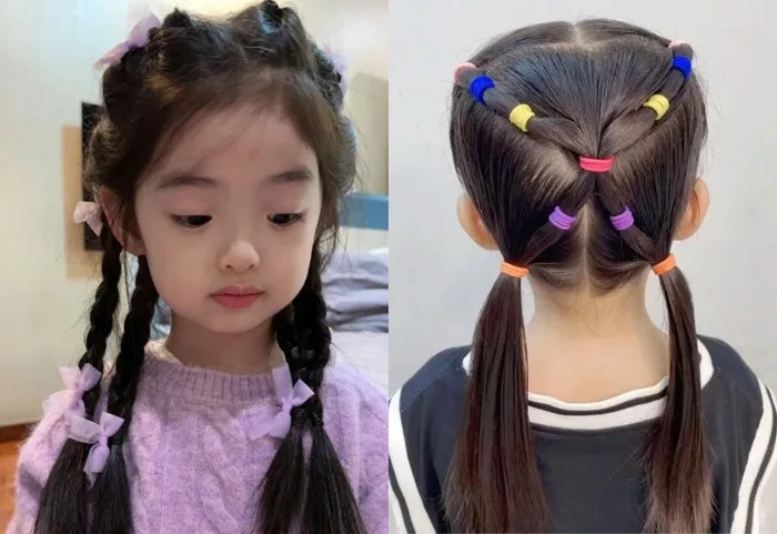 7749 kiểu tóc tết tóc cho bé gái vừa đẹp vừa dễ làm, mẹ không mất nhiều  thời gian con vẫn có tóc xinh đến trường