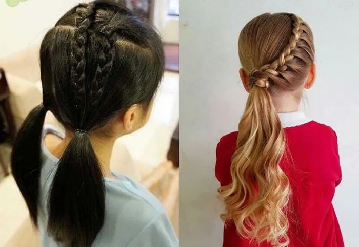 7749 kiểu tóc tết tóc cho bé gái vừa đẹp vừa dễ làm, mẹ không mất nhiều  thời gian con vẫn có tóc xinh đến trường