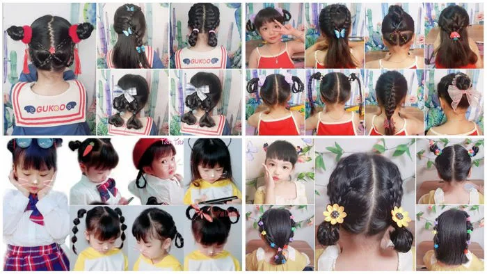 Tổng Hợp 50 Kiểu Tóc Siêu Dễ Thương Cho Bé Gái 2021