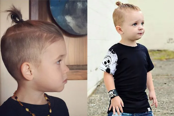Mách mẹ 10 kiểu tóc man bun cho bé trai chuẩn soái ca