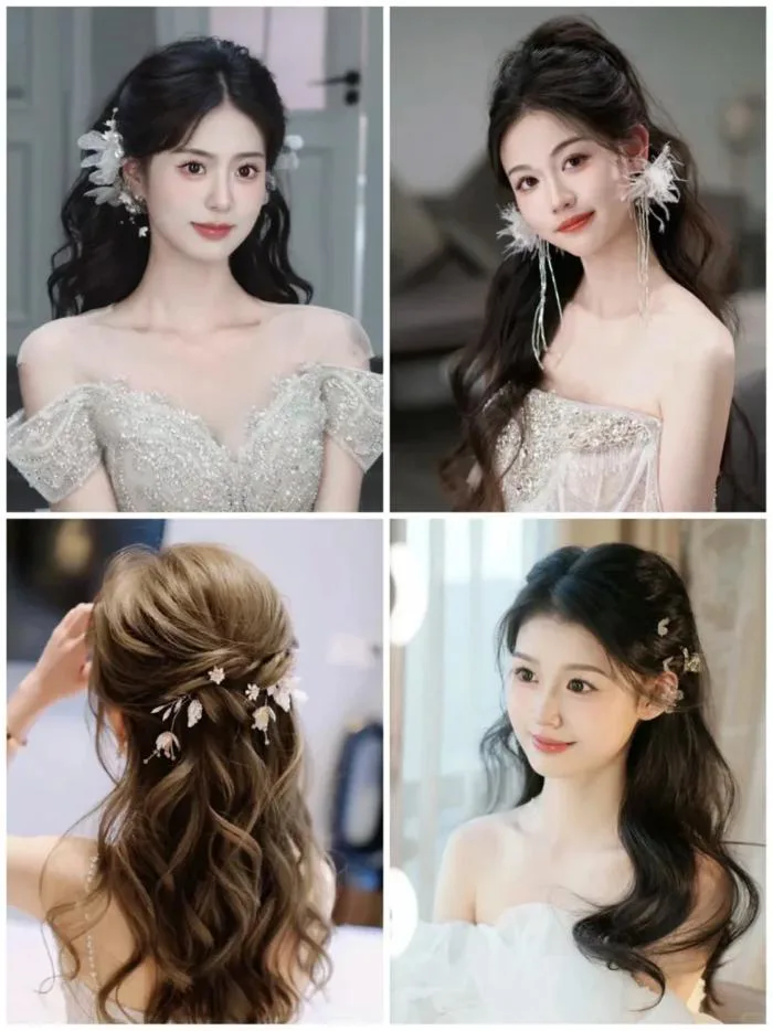 100 + kiểu tóc cô dâu đẹp cho nàng tỏa sáng trong ngày trọng đại