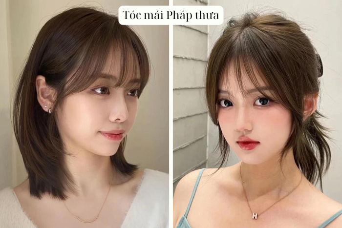 20+ kiểu tóc mái Pháp đẹp cho chị em 