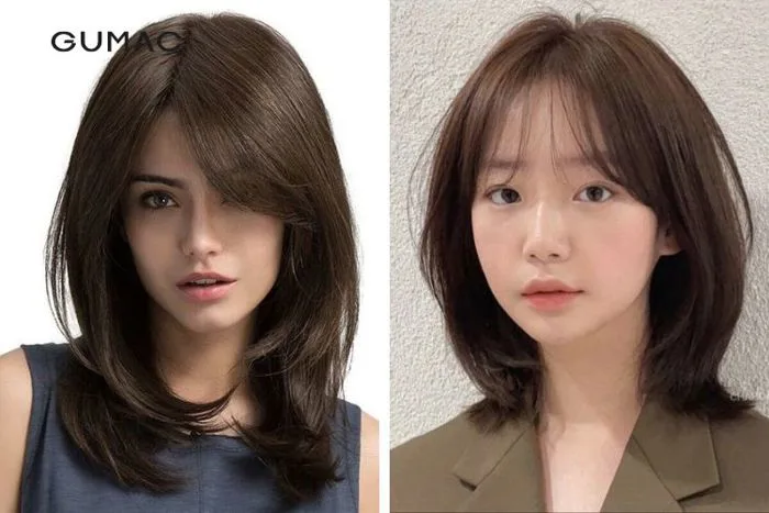 7 Kiểu tóc mái thưa mặt tròn SANG CHẢNH và thời thượng