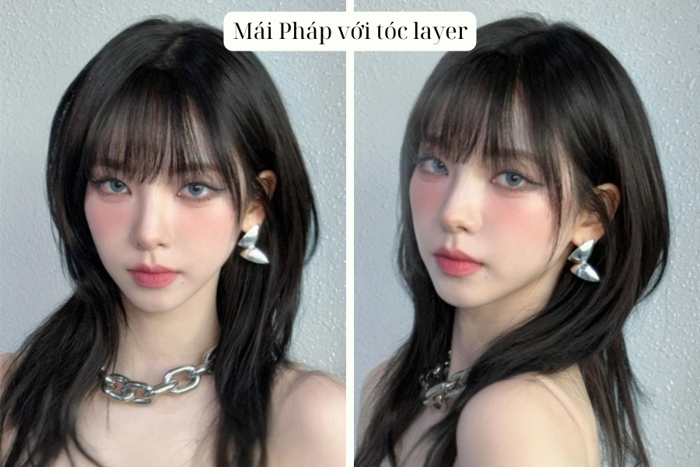 20+ kiểu tóc mái Pháp đẹp cho chị em 