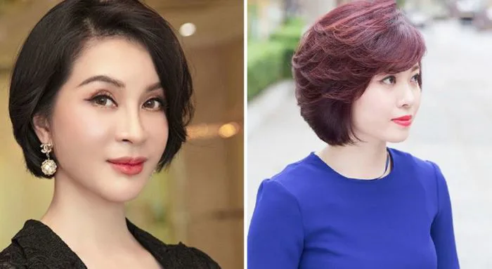 14+ Kiểu tóc đẹp và thịnh hành nhất cho phụ nữ trên 50 tuổi · A Vòong