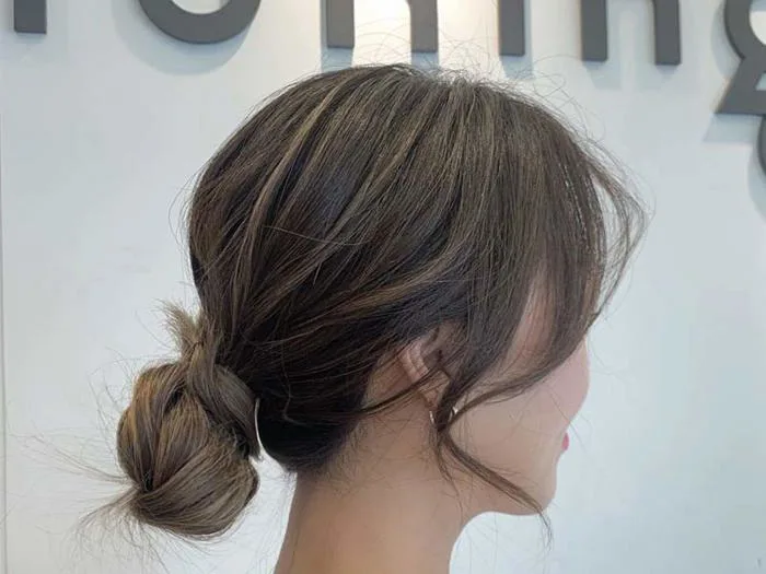 cách búi tóc củ tỏi - 3C SHOP