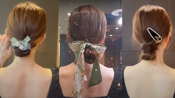 Búi tóc thấp sang chảnh thanh lịch kiểu Hàn Quốc (P1) I Tự búi tóc tại nhà