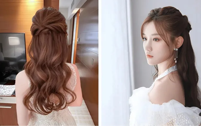 Diện mạo xinh xắn chuẩn vibe tiểu thư với 8 kiểu tóc buộc nửa đầu siêu hot  - BlogAnChoi
