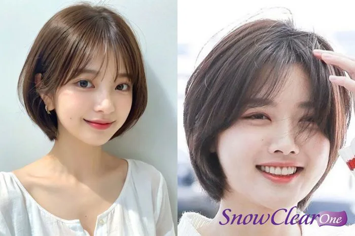 Tóc Ngắn Nữ Mặt Tròn Các Kiểu Tóc Giúp Gương Mặt Thon Gọn Và Trẻ Trung