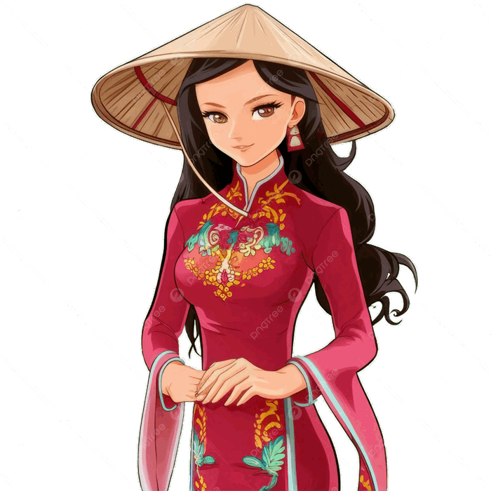 Hình ảnh Thiếu Nữ Việt Nam Mặc áo Dài Truyền Thống Và đội Nón Lá PNG ,  Người đàn ông Việt Nam Có, Người Phụ Nữ Việt Nam, Cô Gái Việt Nam