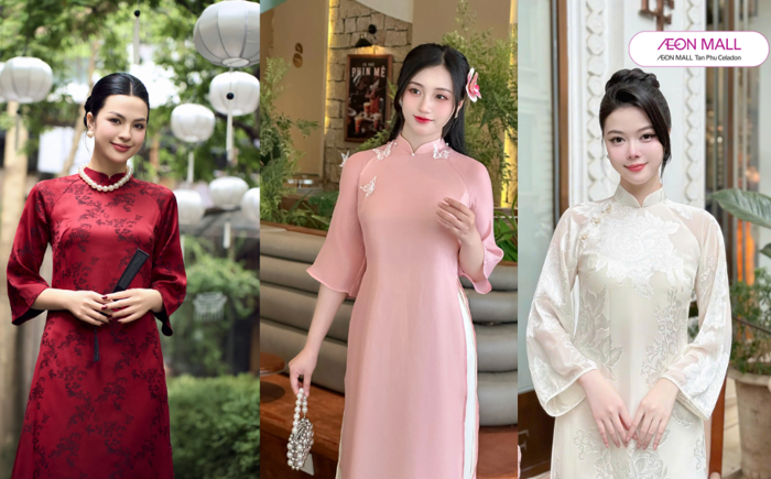 20+ kiểu tóc mặc áo dài duyên dáng và thanh lịch | AEON MALL Tân Phú  Celadon - Điểm vui chơi và mua sắm tuyệt vời cho gia đình bạn