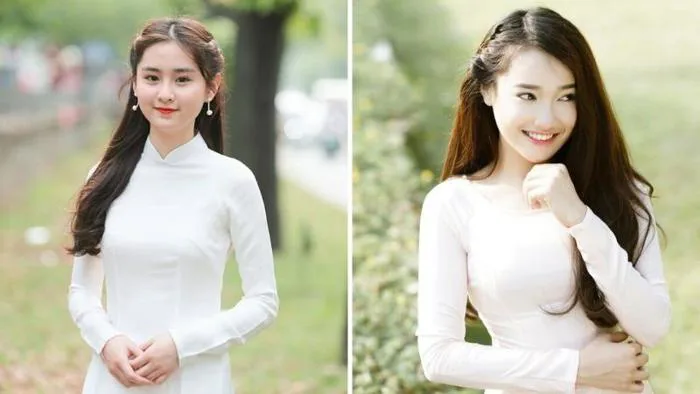 Tổng hợp các kiểu tóc mặc áo dài trắng xinh xắn, nhẹ nhàng cho nữ sinh
