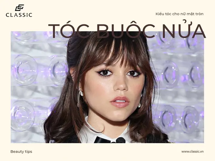 Kiểu tóc nữ mặt tròn giúp 