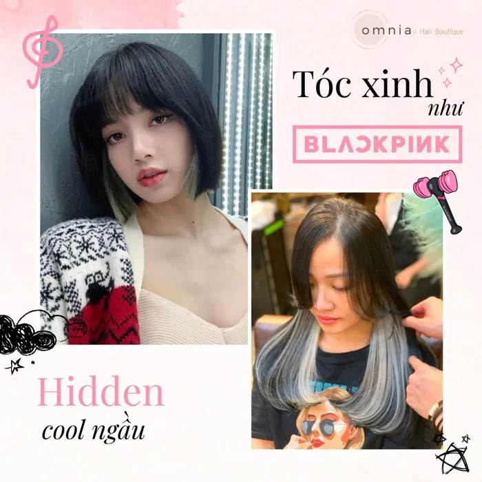 Xu hướng nhuộm tóc hidden có gì mà khuấy đảo cộng đồng giới trẻ suốt 1 thời  gian dài? - Omnia Hair Boutique - Salon tóc organic tại Hà Nội