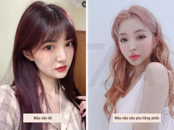 Top 20 Màu Tóc Sáng Da 