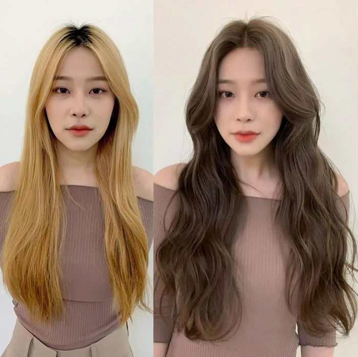 10 minh chứng cho thấy nhuộm tóc màu trầm giúp visual trẻ trung hơn khi  nhuộm màu sáng