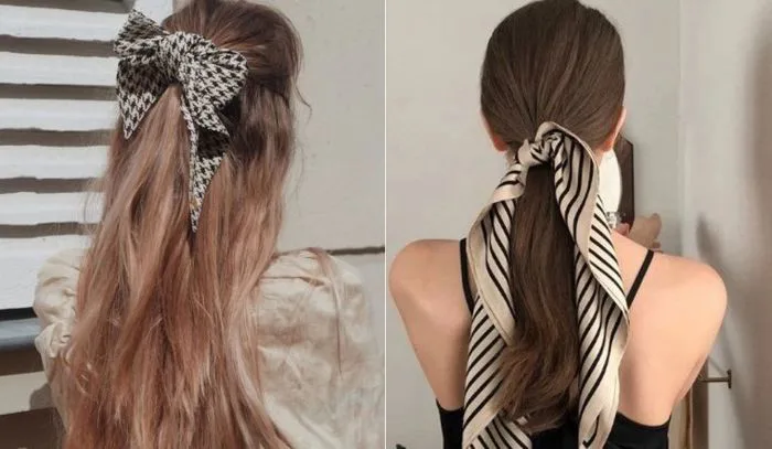 Học những cô nàng Hàn Quốc 4 kiểu tóc kẹp nơ đi tiệc hay đi chơi đều xinh