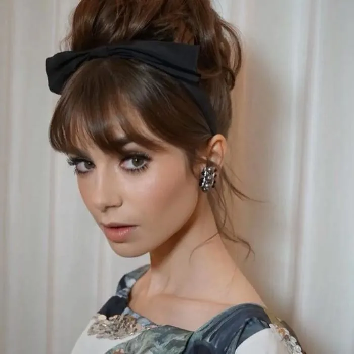 Những cách tạo kiểu tóc với nơ | ELLE