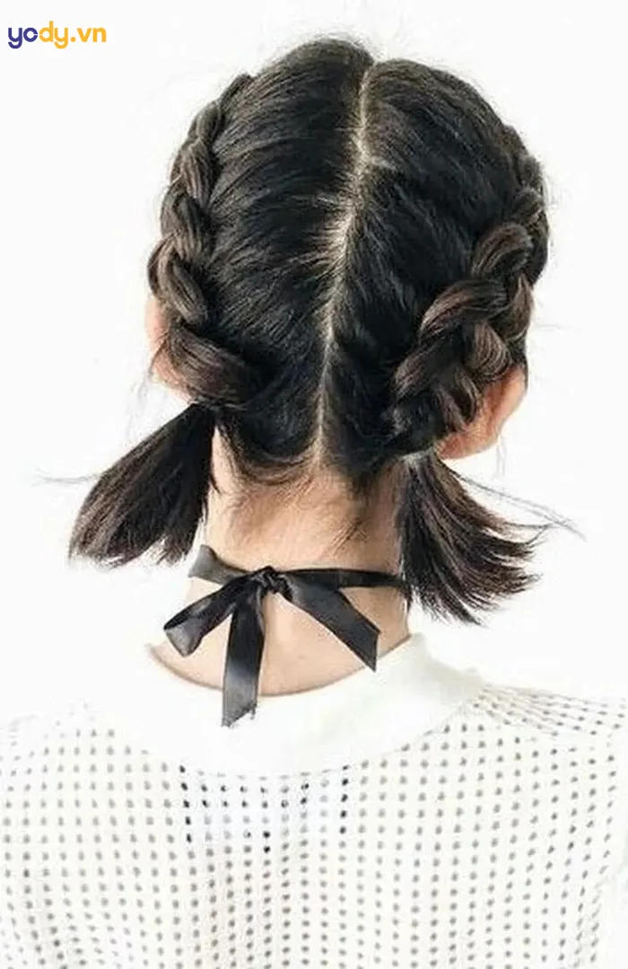 10 Kiểu thắt bím 2 bên cực dễ thương cho nàng HACK TUỔI | Yody