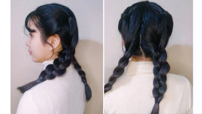 #39 Cách tết tóc hai bên đơn giản siêu dễ thương