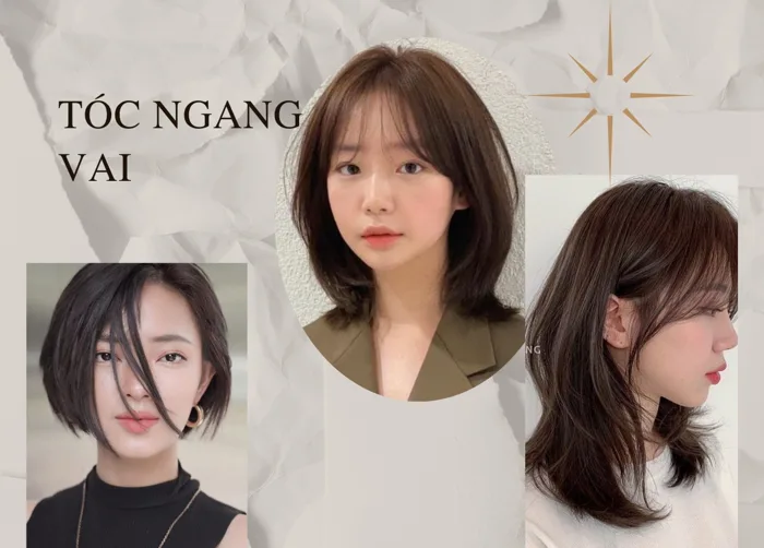 40 Kiểu Tóc Ngang Vai Đẹp, Bắt Trend 2024 | TIKI
