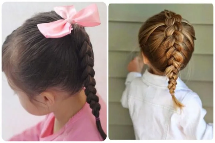 Cách tết 18 kiểu tóc cho bé gái đi học, thắt bím tóc đi chơi đơn giản