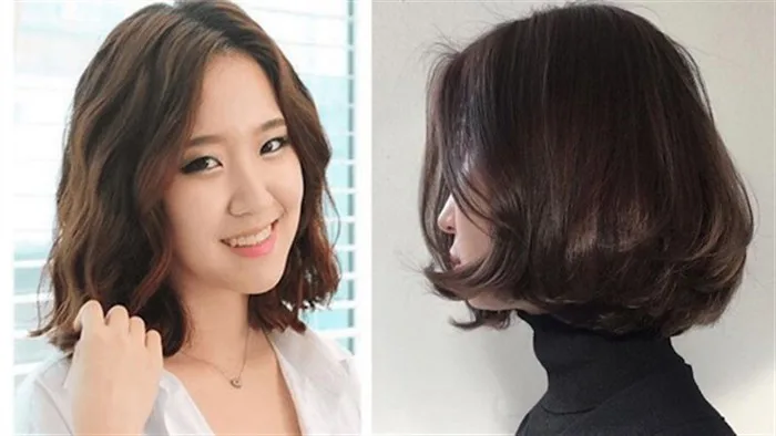 20+ kiểu tóc xoăn ngang vai cho mặt tròn trẻ trung và xinh đẹp nhất