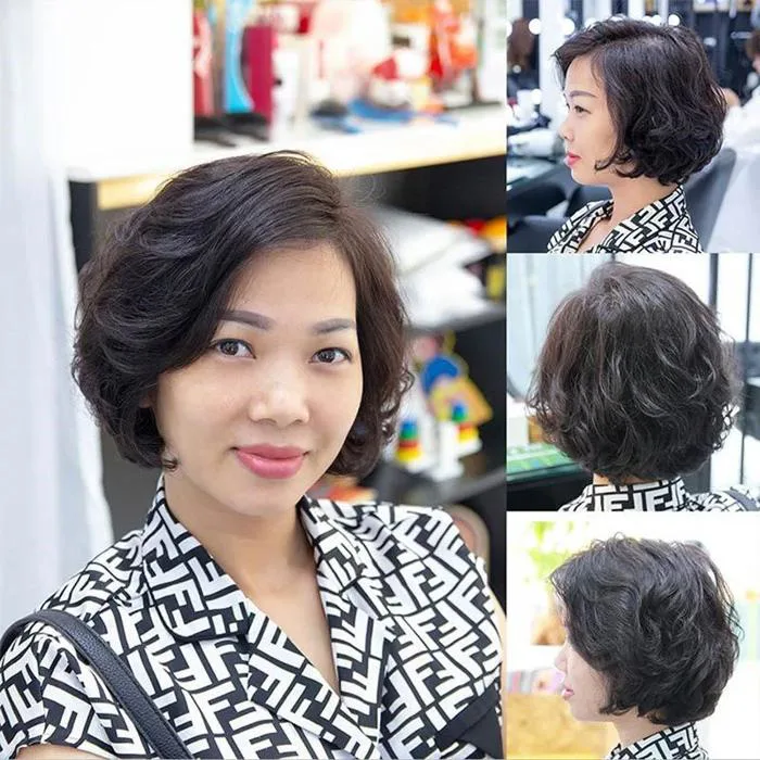 Các kiểu tóc uốn cho người lớn tuổi đẹp và tiện lợi