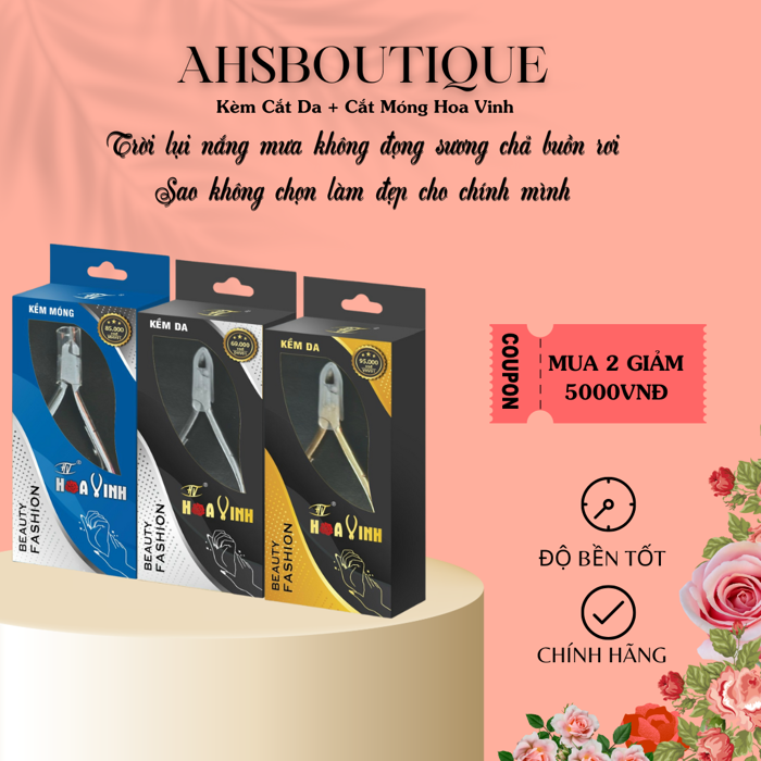 Kềm Cắt Da Hoa Vinh Chính Hãng DHV01 - Kìm Nhặt Da Thép Chuyên Dụng Làm Nail Hoa Vinh - Cửa Hàng Nước Hoa, Quần Áo, Phụ Kiện Thời Trang,... Kềm Cắt Da Hoa Vinh Chính Hãng DHV01 - Kìm Nhặt Da Thép Chuyên Dụng Làm Nail Hoa Vinh - Cửa Hàng Nước Hoa, Quần Áo, Phụ Kiện Thời Trang,...
