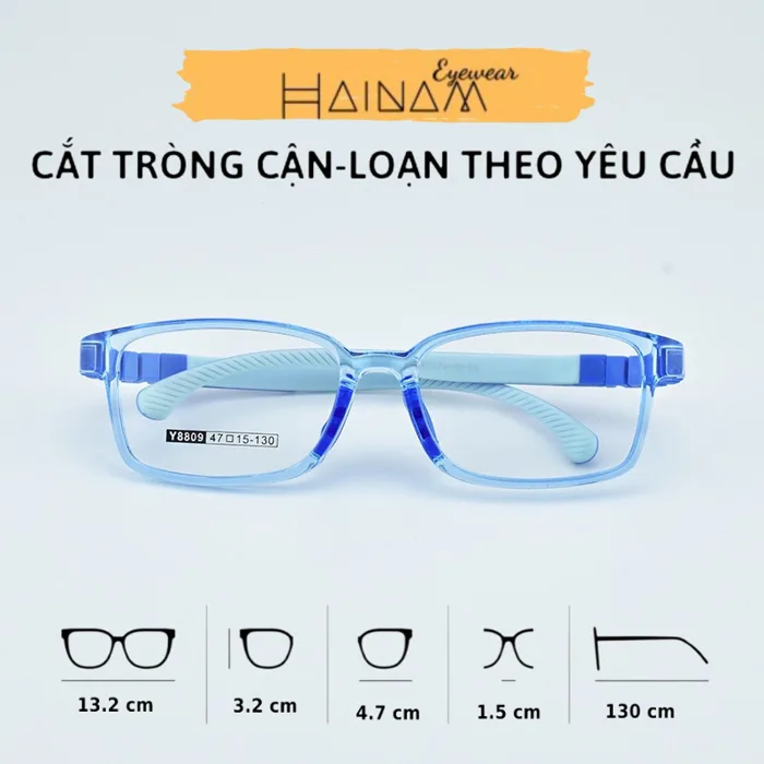 Gọng kính cận trẻ em / kính cho bé siêu dẻo, siêu nhẹ chống gãy (NHẬN CẮT  MẮT CẬN LOẠN THEO YÊU CẦU) | Shopee Việt Nam