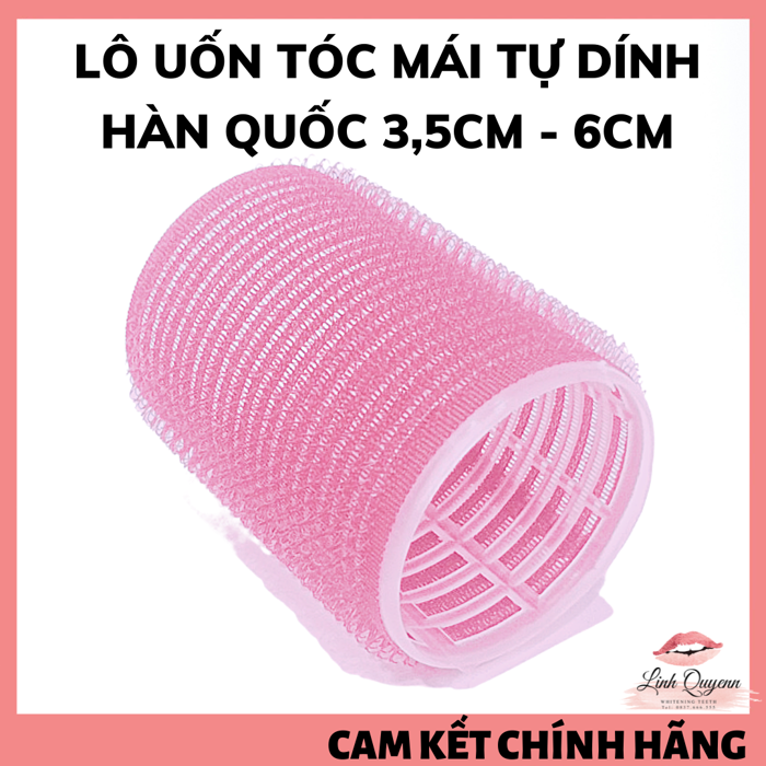 Lô Uốn Tóc Mái Tự Dính Nhựa Hàn Quốc Màu Hồng 35cm-6cm LẺ 1 CÁI - Lazada | Lazada Việt Nam
