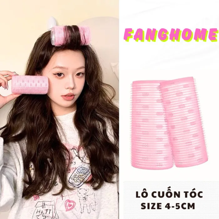 Lô Cuốn Tóc - Lô Uốn Phồng Tóc Tự Dính Tạo Kiểu - Lô Cuốn Mái Bay - Phụ Kiện Uốn Tóc Tạo Kiểu Hàn Quốc