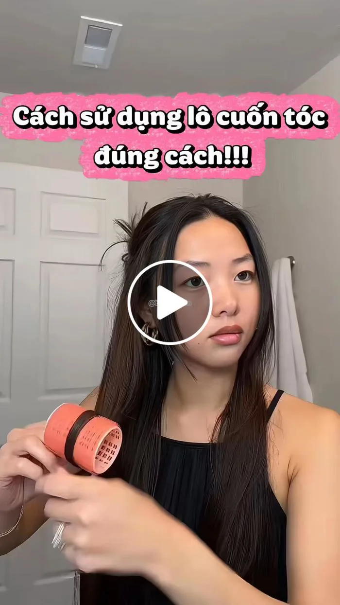 Cách dùng lô uốn tóc, lô quấn tóc tạo sóng xoăn to đẹp chuẩn salon tại nhà