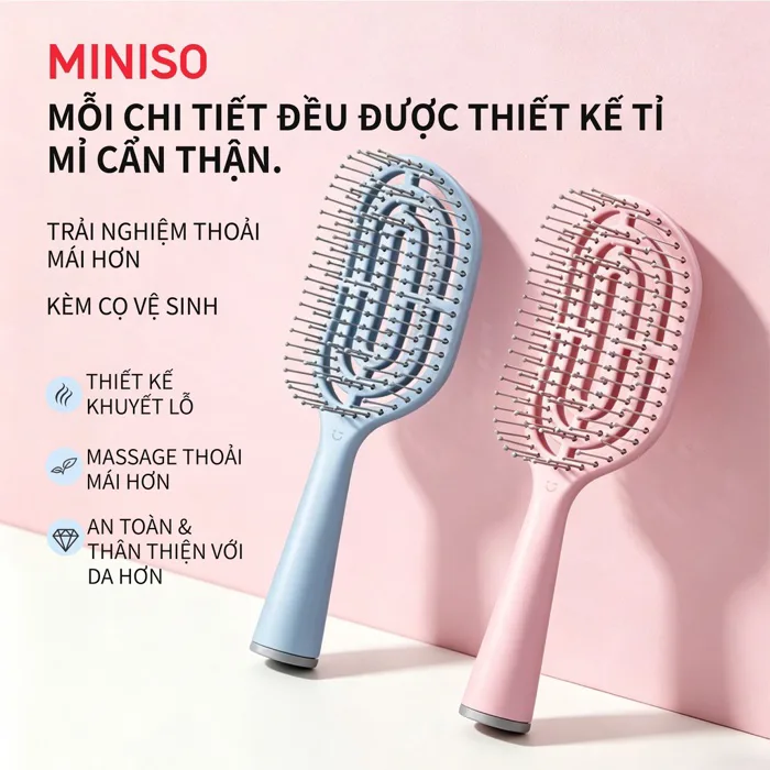lược chải tóc gỡ rối miniso giá rẻ Tháng 9,2026 | BigGo Việt Nam