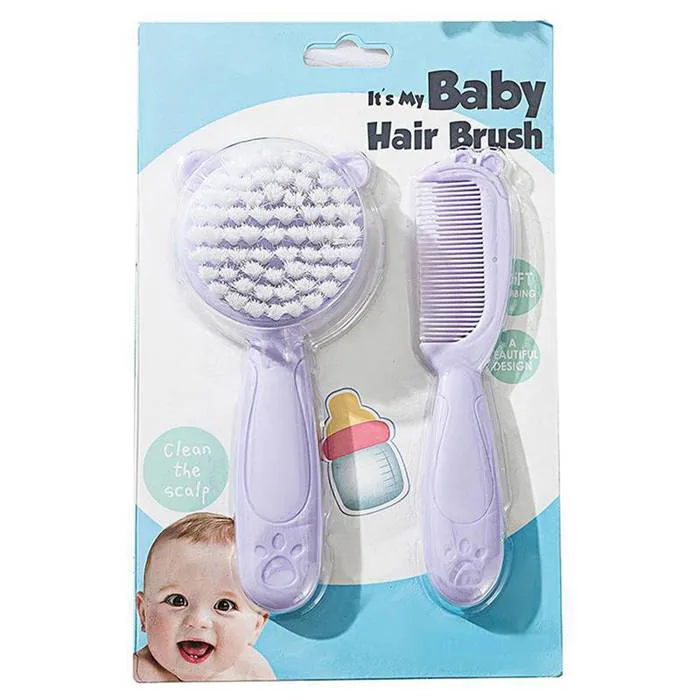 Alittlesetrtu 2 Cái Bộ Lược Chải Tóc Cho Bé Lông Mềm Cho Trẻ Sơ Sinh Tặng VN