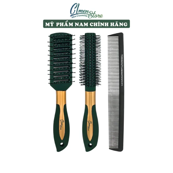 Combo Lược Sấy Tóc CL Men's Store (Lược Dài - Lược Bán Nguyệt - Lược Tròn)