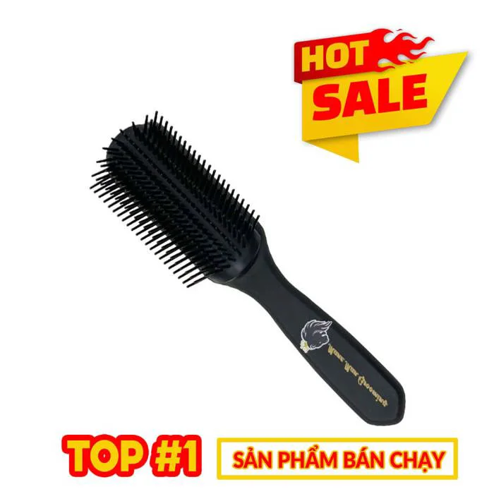 Lược bán nguyệt 9 hàng gỡ rối tóc cao cấp