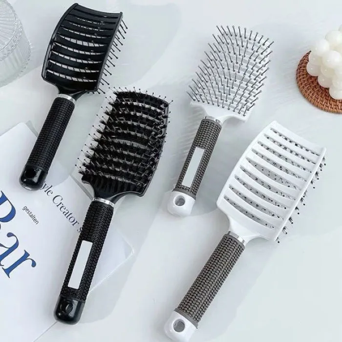 Lược bán nguyệt gỡ rối tạo phồng tóc, lược sấy tạo kiểu tóc cỡ lớn | Lazada  Việt Nam