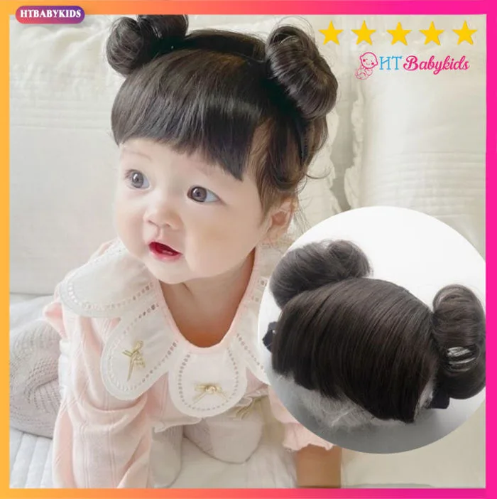 Băng Đô Tóc Giả, Tóc Giả Có Mái Phong Cách Dễ Thương Cho Bé Gái | Lazada  Việt Nam