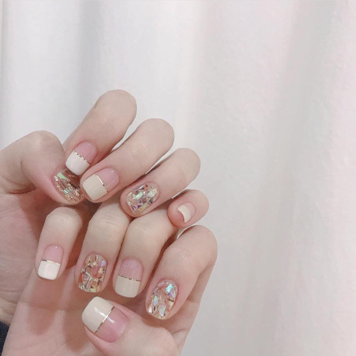 12 Mẫu nail ẩn xà cừ đơn giản, đẹp cho nàng 2024 | TIKI