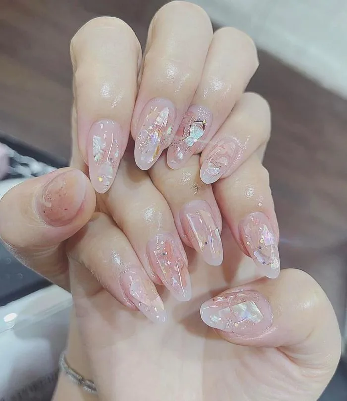 65 Mẫu nail xà cừ korean (sưu tầm) ý tưởng | móng tay, móng chân, ý tưởng  móng